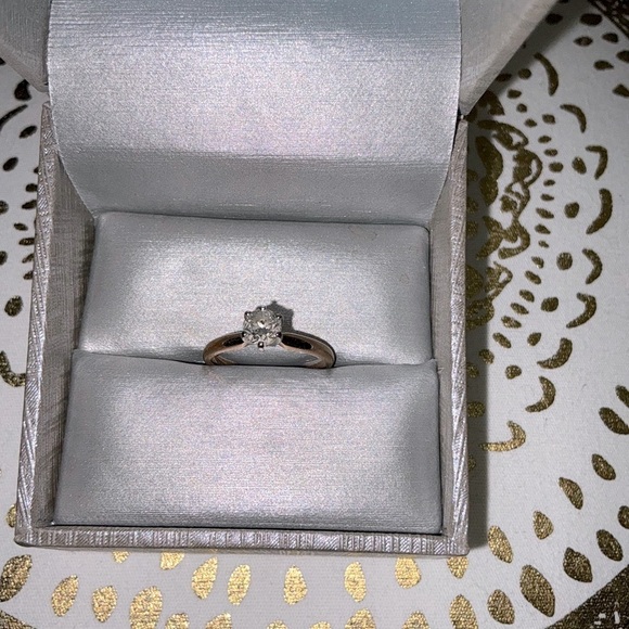 Zales 1/2 CT π Diamond Solitaire 14K Yellow Gold π FINAL MARKDOWN - Picture 16 of 16